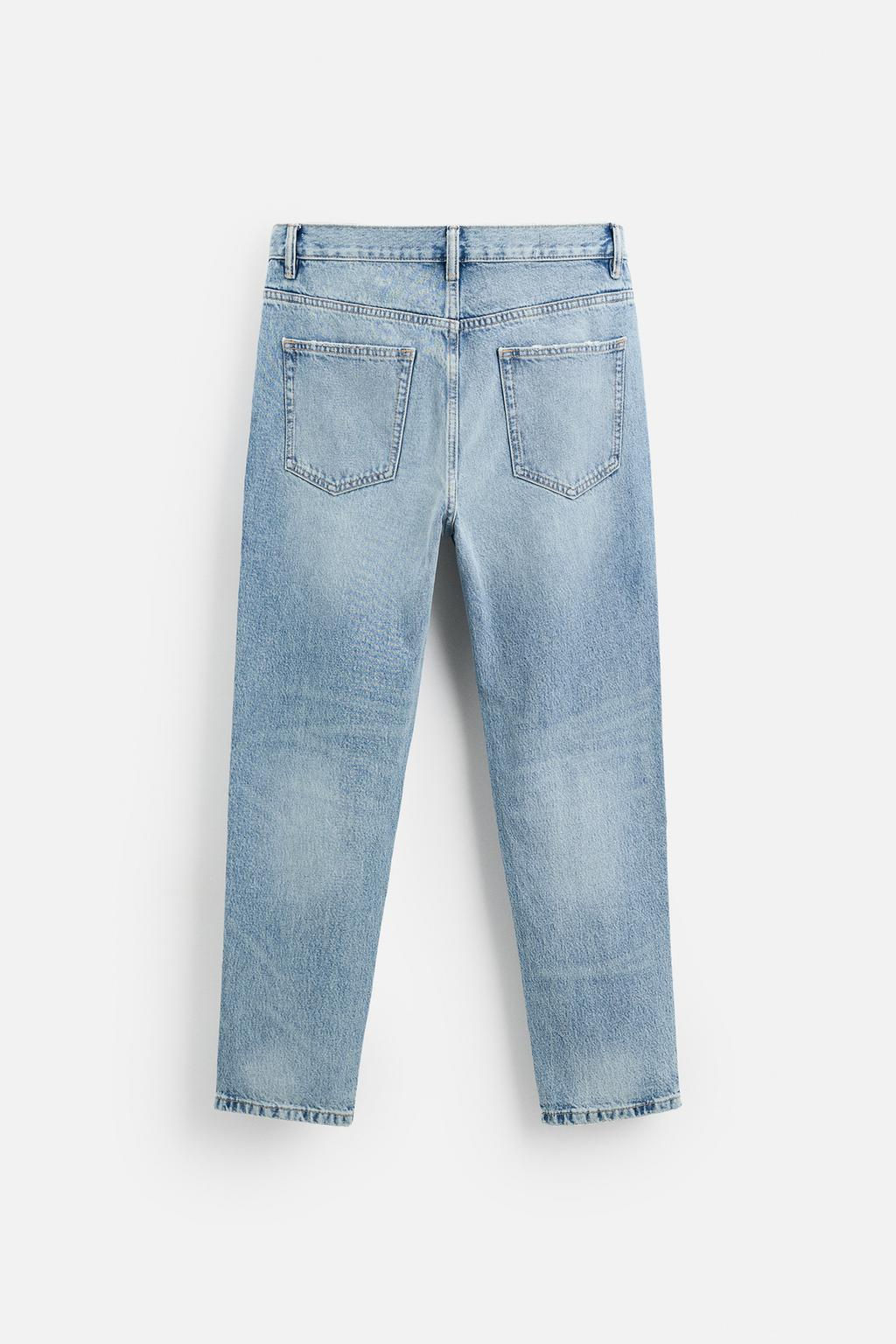 SLIM CROPPED-FIT JEANS - Zara фото 19