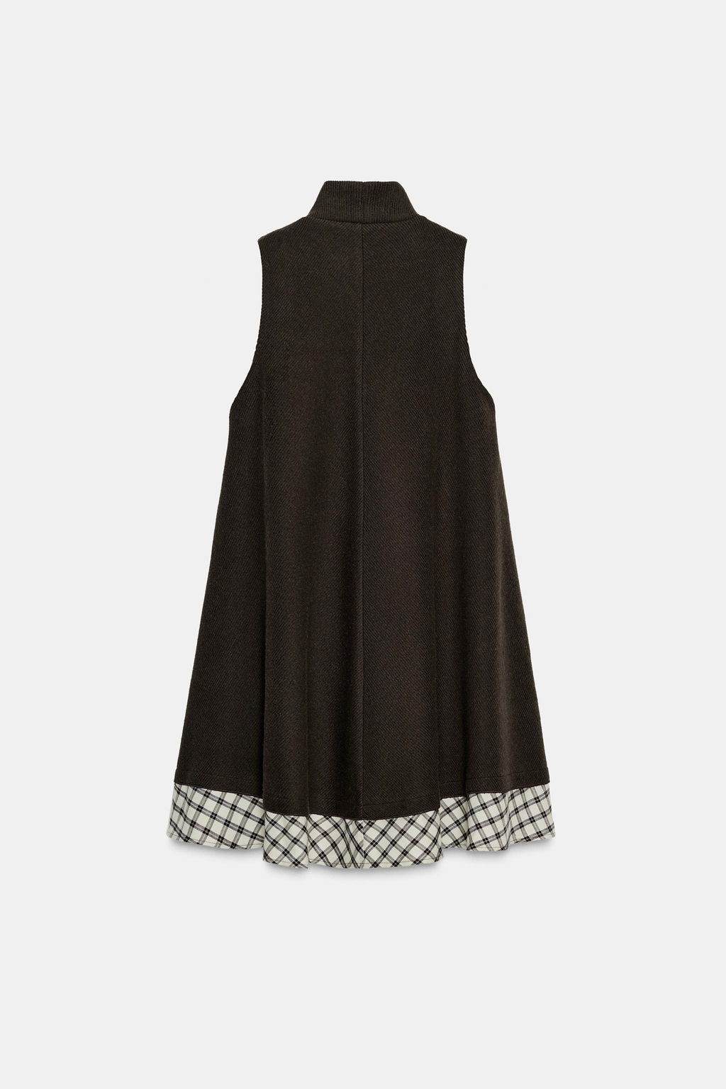 CHECK COMBINED MINI DRESS - Zara фото 6