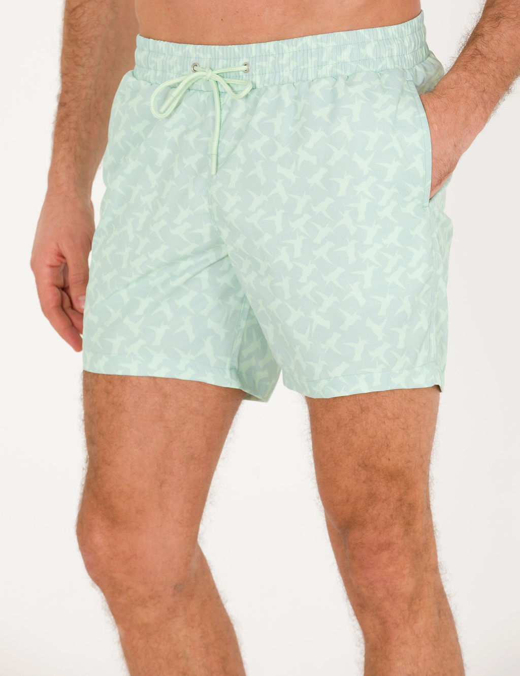 Мятные шорты для плавания - Cacharel фото 4