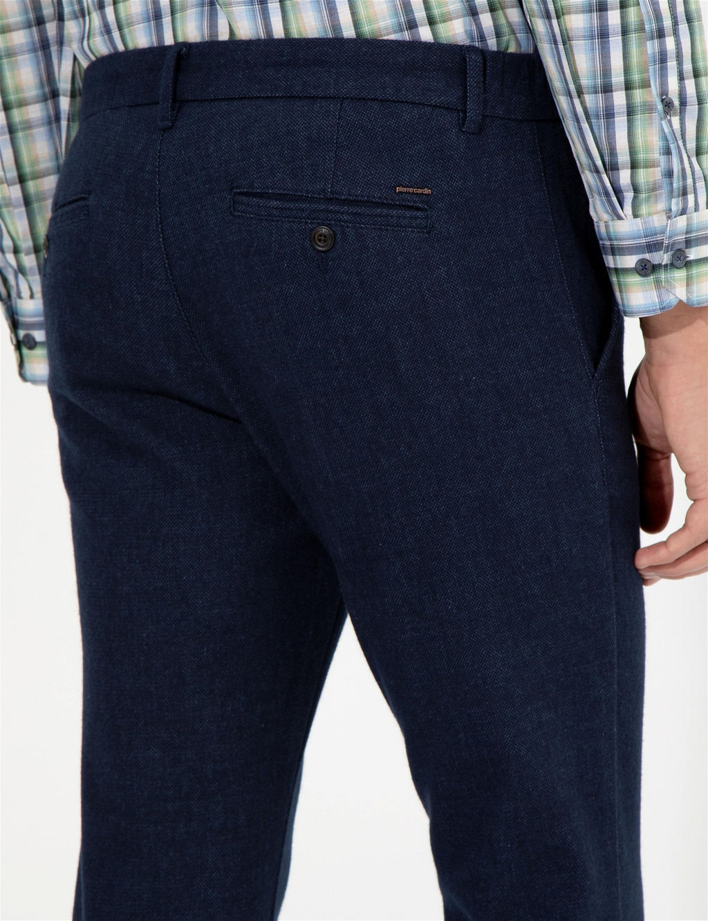 A__k Lacivert Slim Fit Kanvas Pantolon - Pierre cardin фото 7