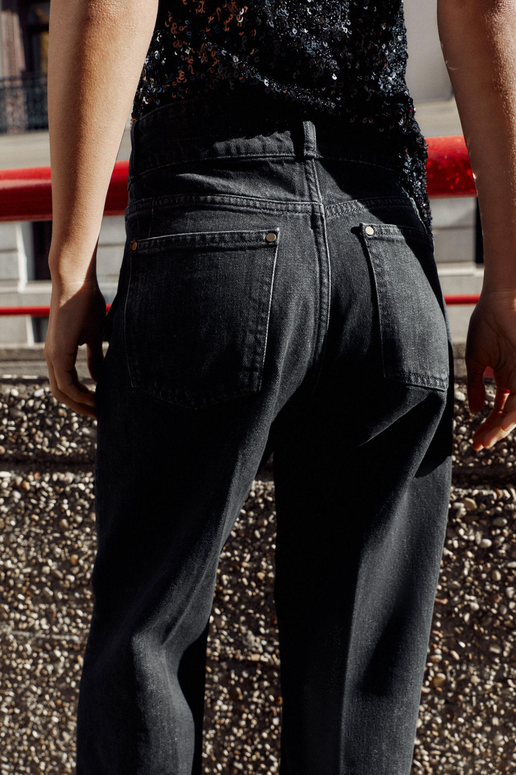 Z1975 WIDE-LEG HIGH-WAIST JEANS - Zara фото 7