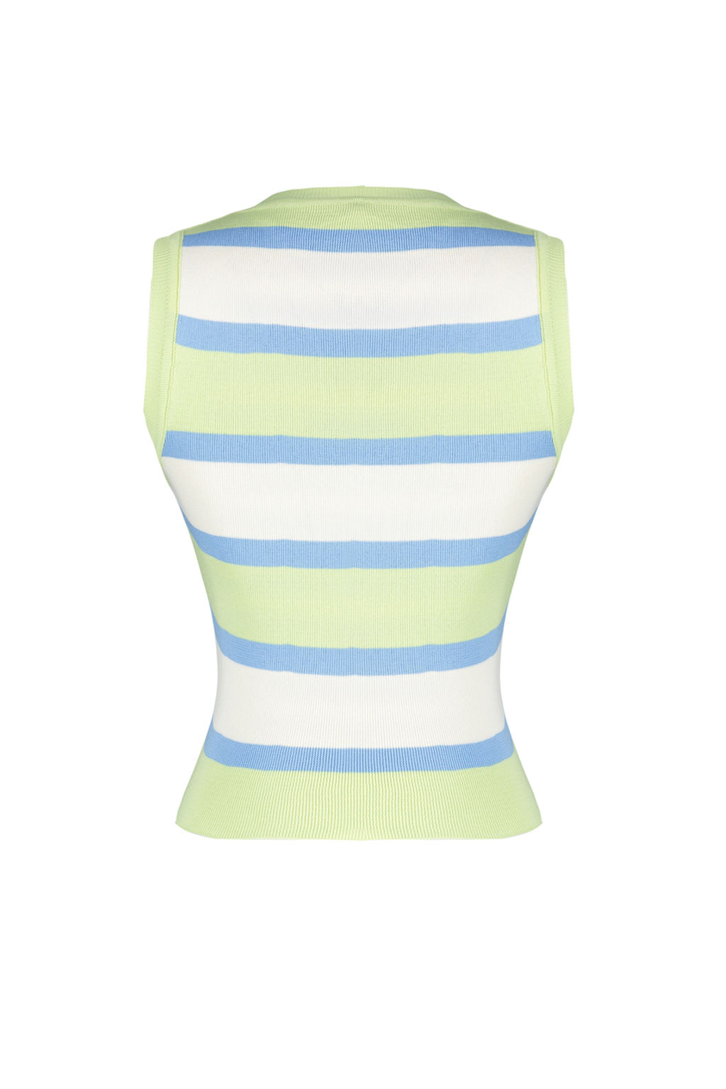 Trendyolmilla Yesil Renk Bloklu Triko Ince Bluz TWOSS22BZ1170  фото 15