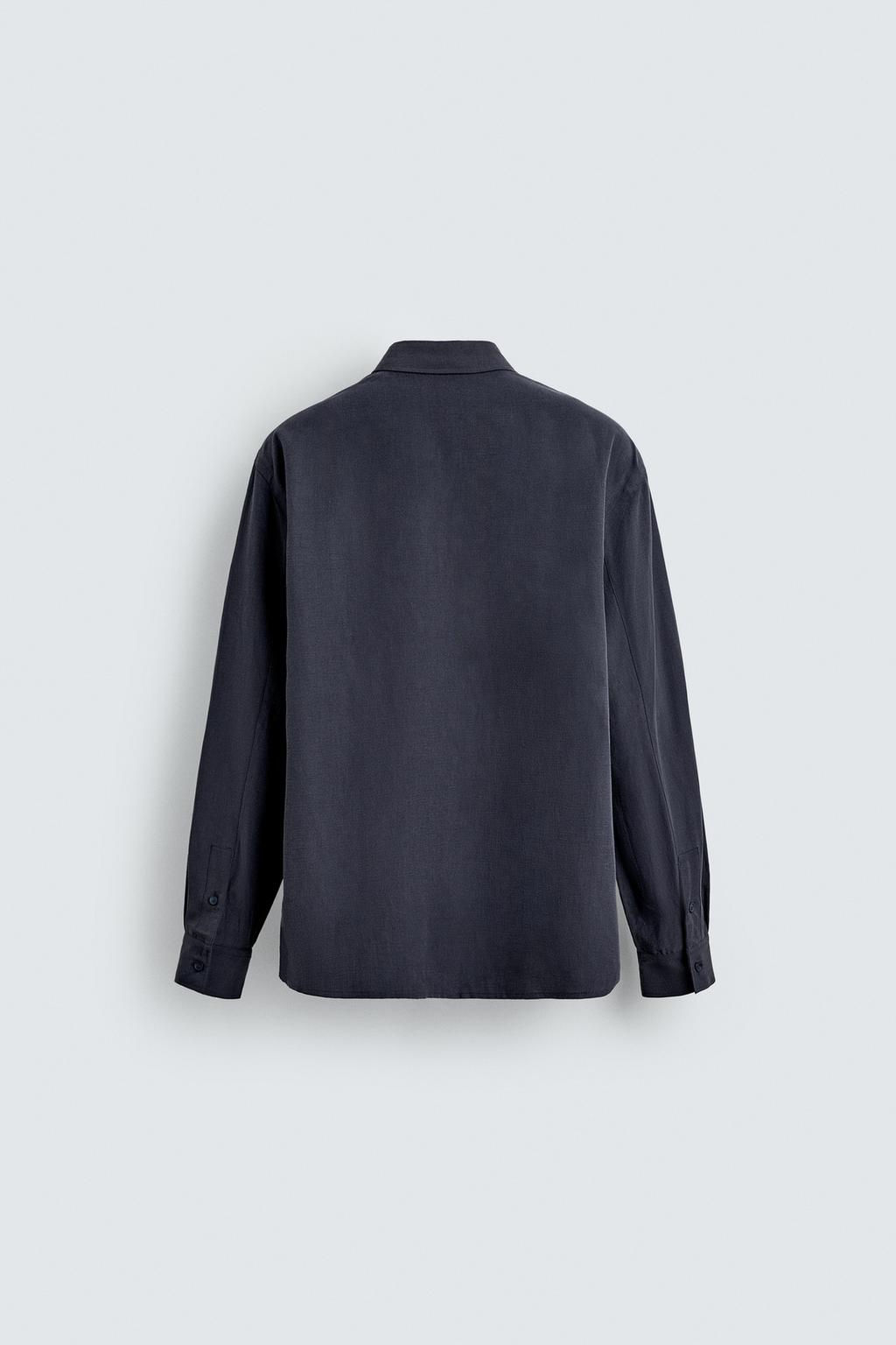 RELAXED FIT FLOWING SHIRT - Zara фото 7