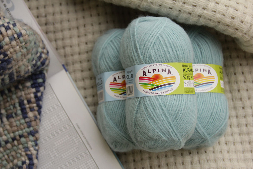 Пряжа ALPINA ALPACA POLLO 80% альпака, 20% акрил 4 шт. х 50 г 125 м  6 м