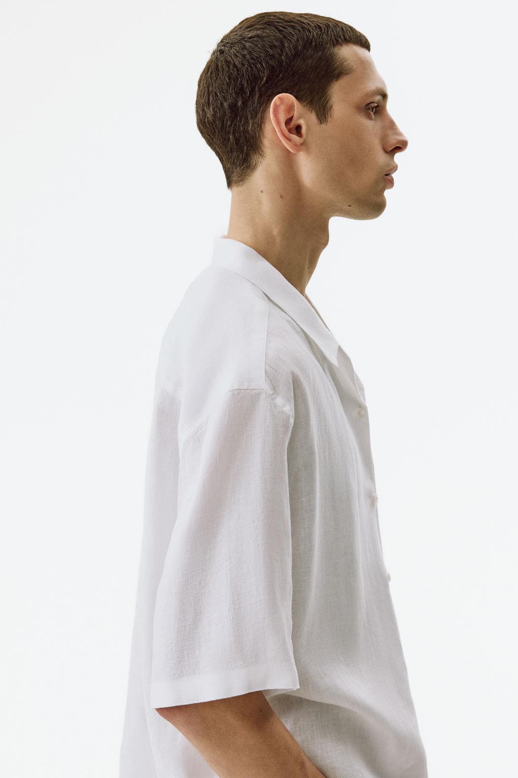 Camisa resort de lino Relaxed Fit - H&m фото 8