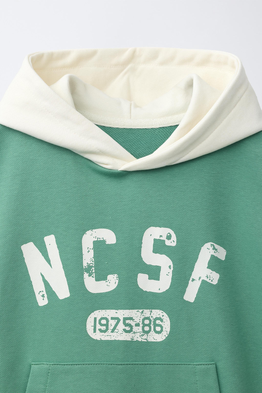 CHALECO CAPUCHA JOGGING / Verde - Zara фото 5
