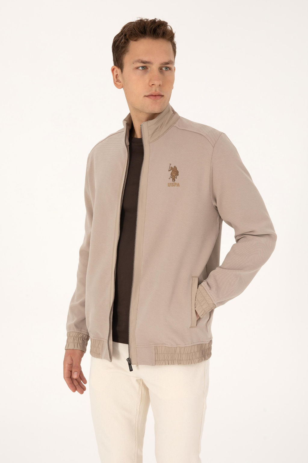 Erkek Koyu Bej _rme H_rka - U.s. polo assn фото 3
