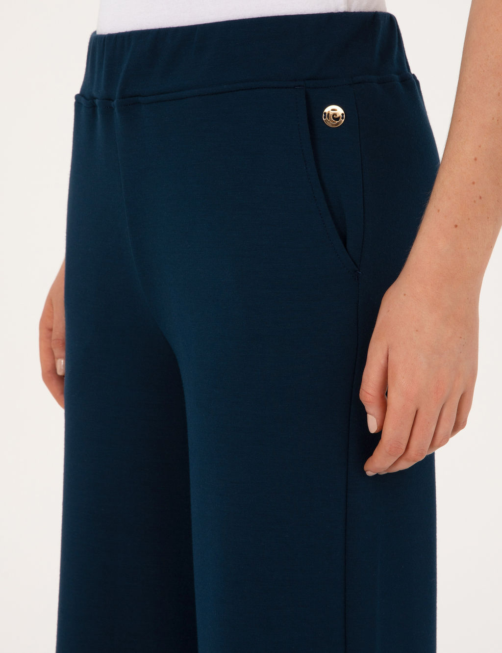 Lacivert Flare Fit Modal Kar___ml_ E_ofman Alt_