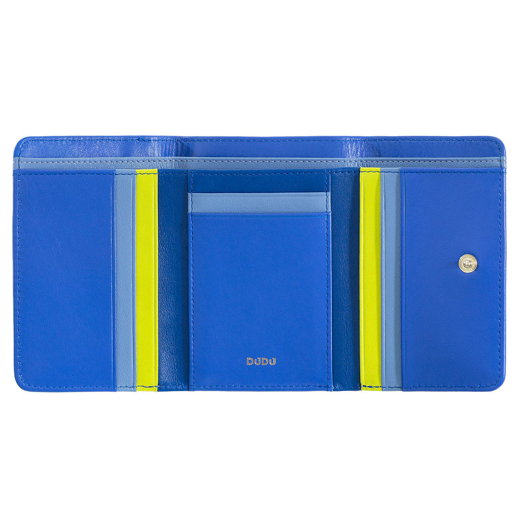Итальянский кожаный кошелек DuDu серии Pemba | васильковый - Dudubags фото 2