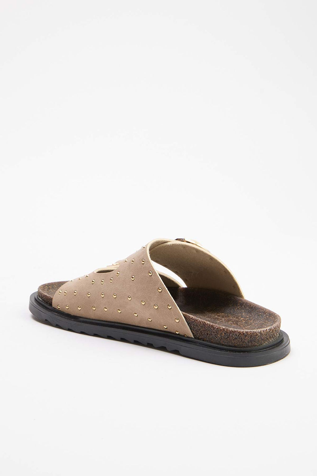 Bej Nubuk Trok Detayl? Kad?n Terlik TAKSS26TE00001