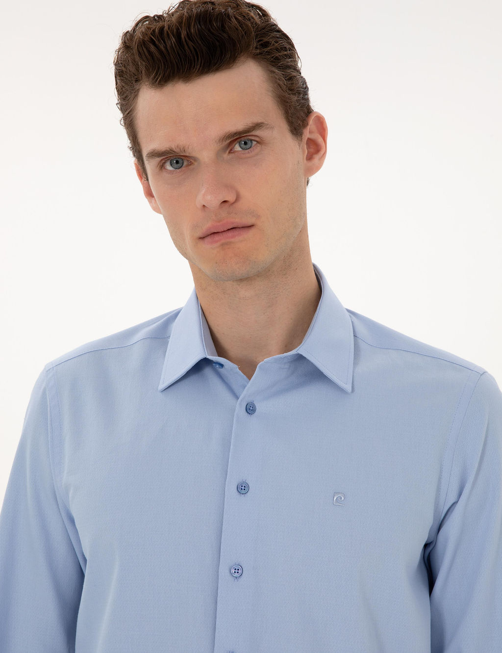 Mavi Slim Fit Uzun Kollu G_mlek - Pierre cardin фото 2