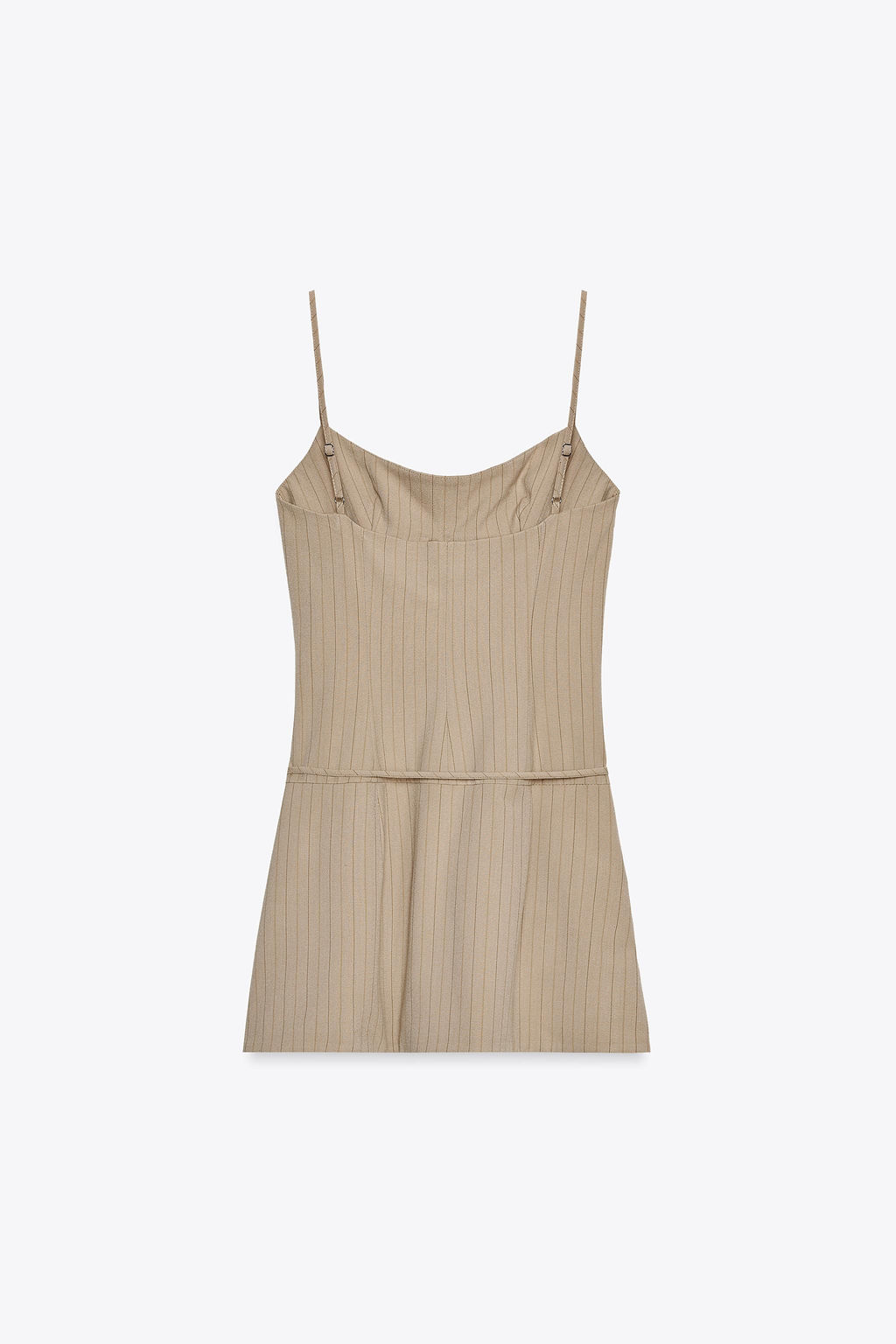 STRIPED PLAYSUIT WITH BELT - Zara фото 15