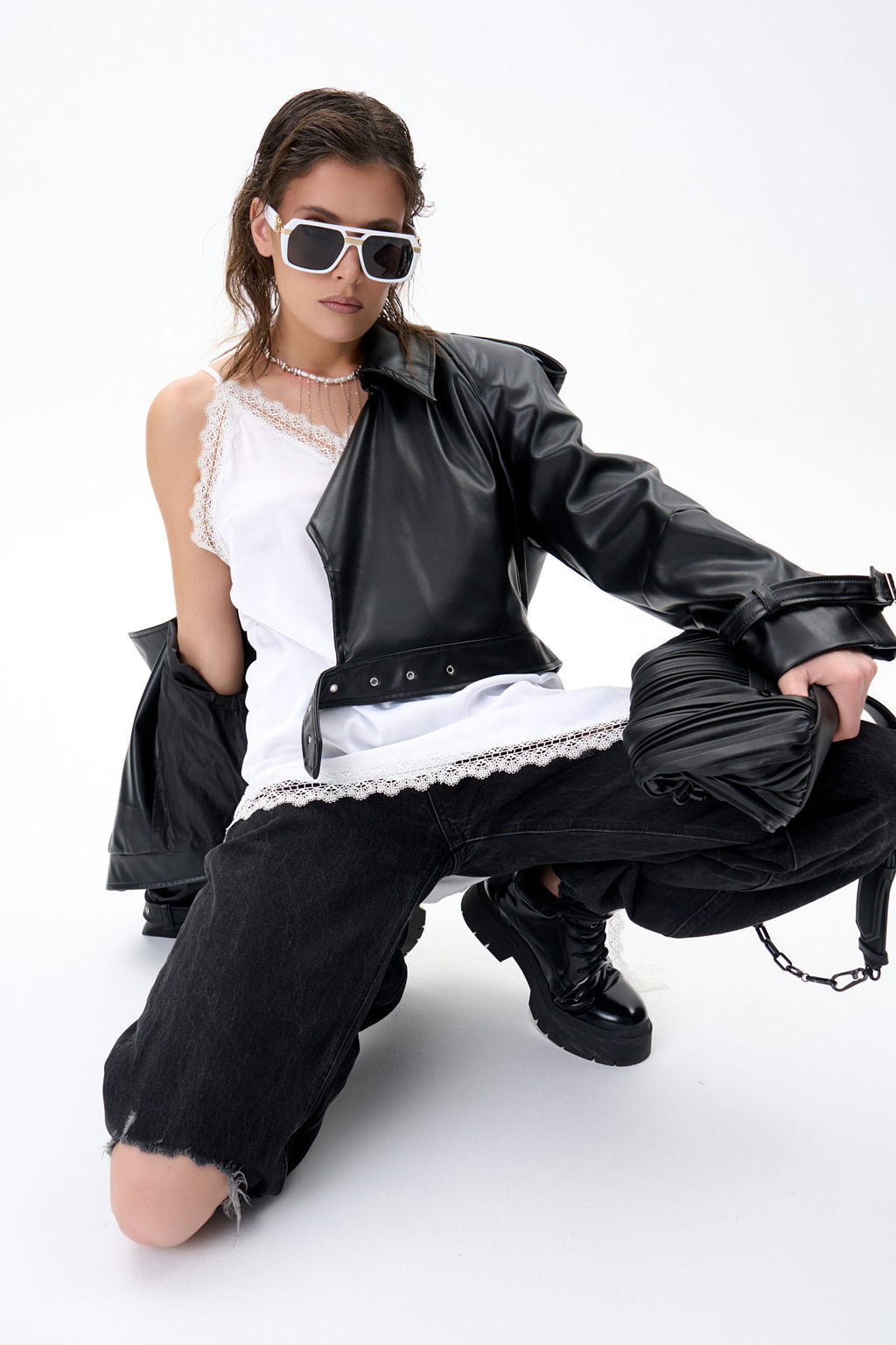 Топ Эли (белый) - Эльза фото 18