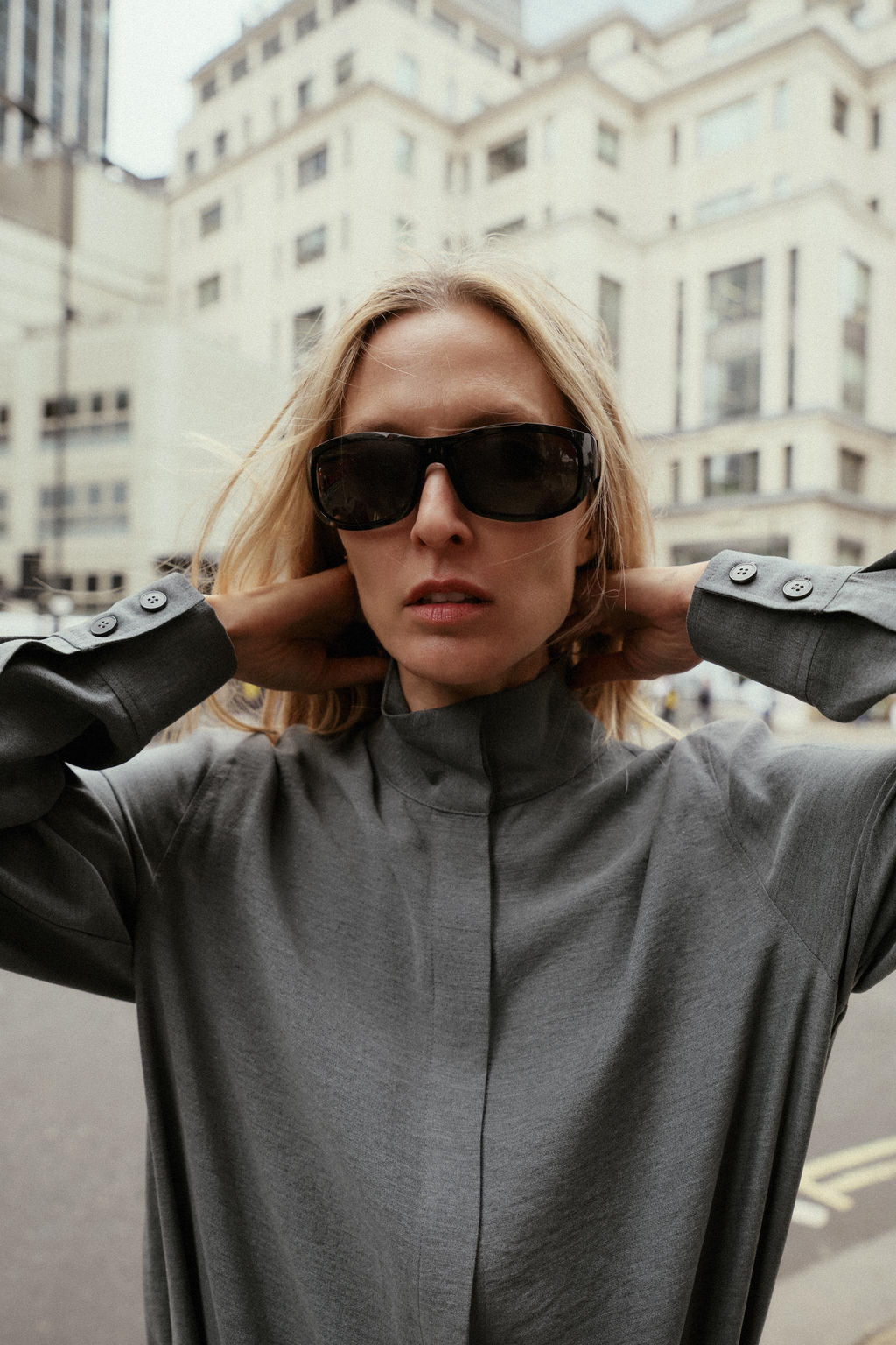 FLOWING HIGH NECK SHIRT - Zara фото 3