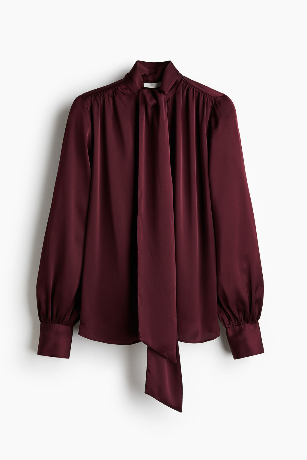 Blusa de gasa con lazada