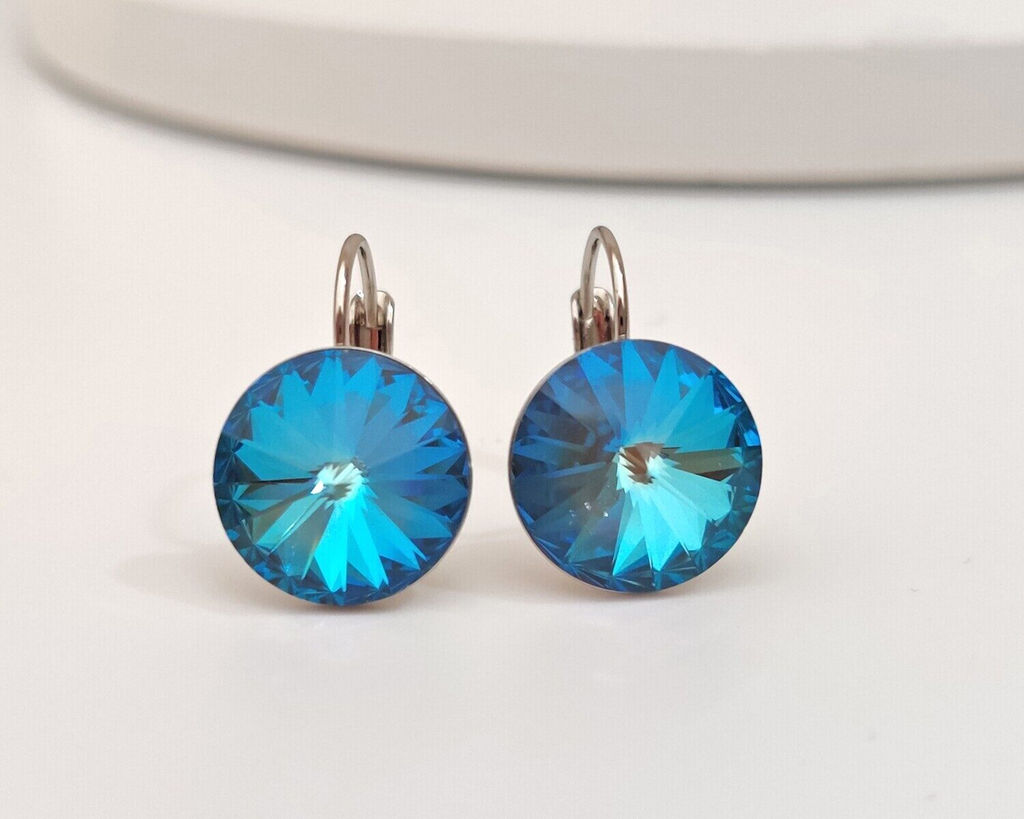 Серьги с кристаллами Swarovski