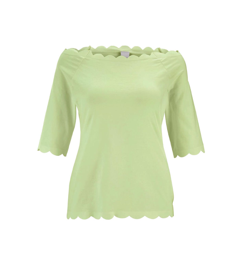 Блузка, светло-зеленая - Linea tesini фото 2
