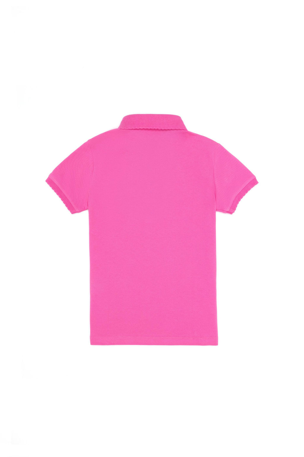 Розовая базовая футболка для девочек - U.s. polo assn фото 8