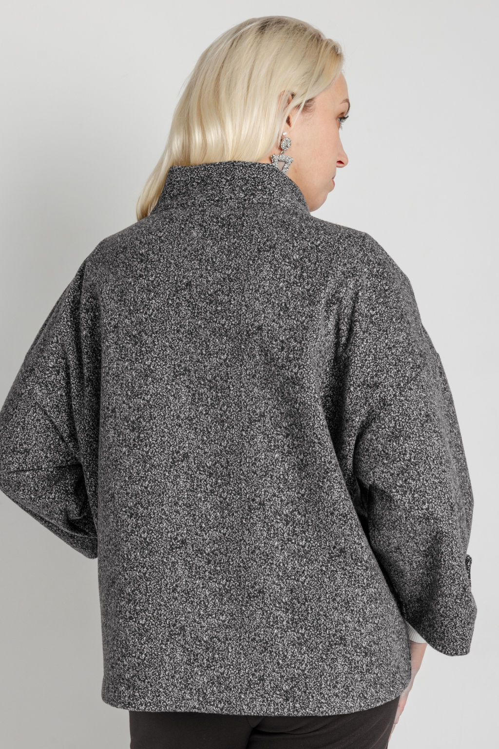 Жакет женский 4498/01/Серый, белый - Rise фото 7