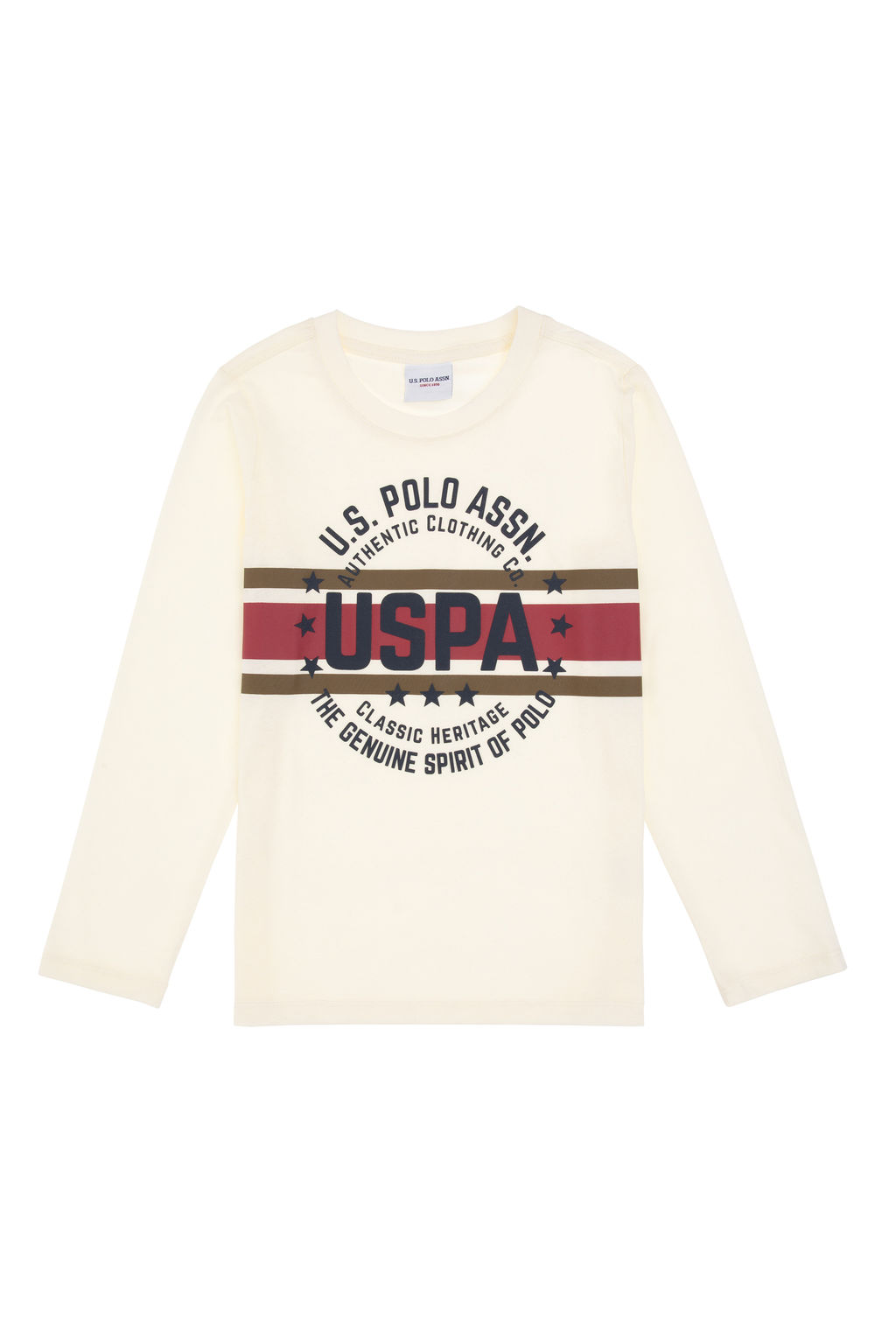 Erkek _ocuk Krem Bisiklet Yaka Sweatshirt - U.s. polo assn фото 6