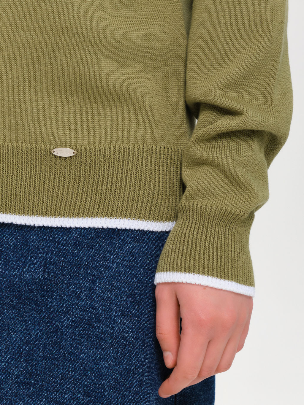 Джемпер вязаный с карманом - Stilla фото 18