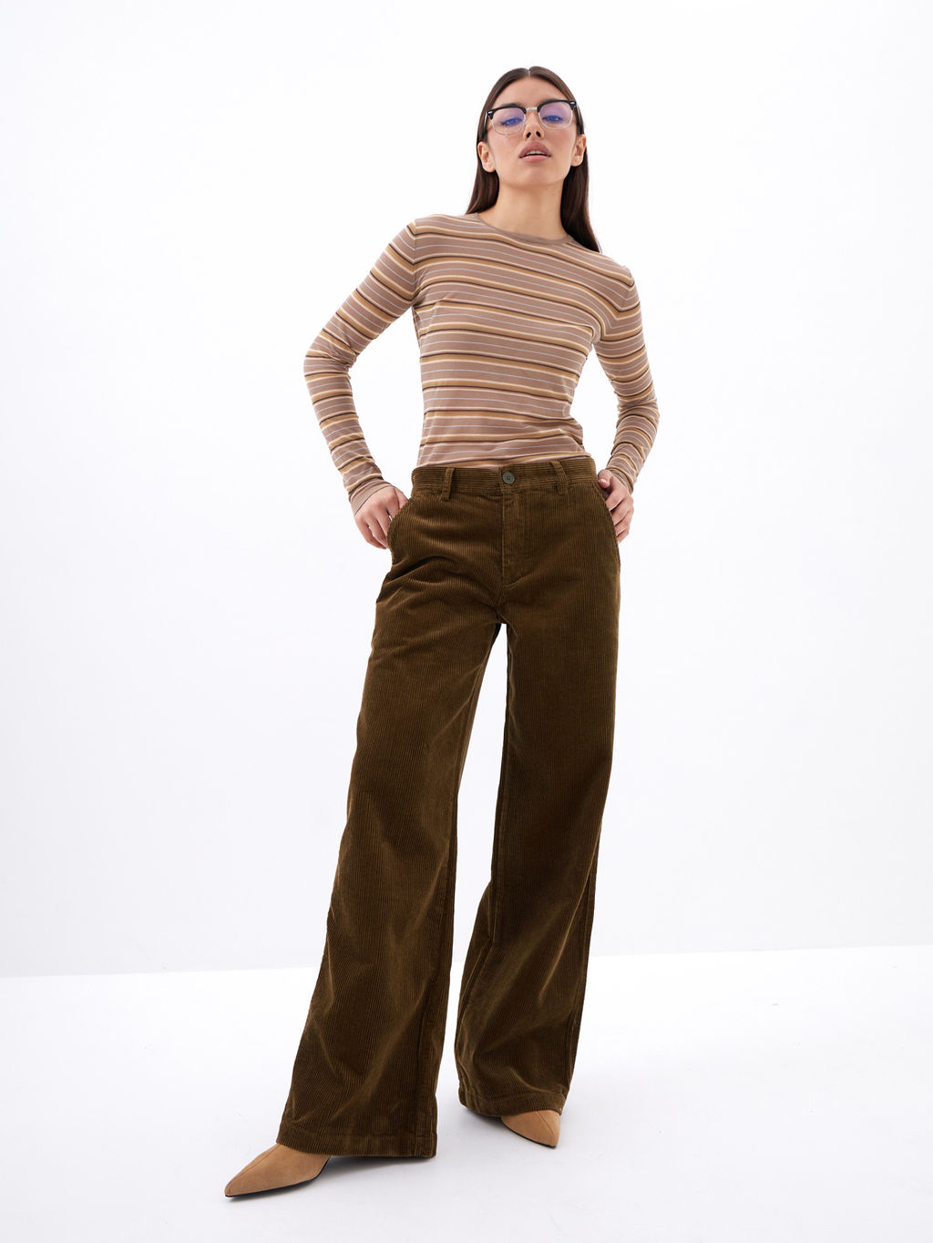 Женские Вельветовые Брюки Свободные - Mossmore фото 184