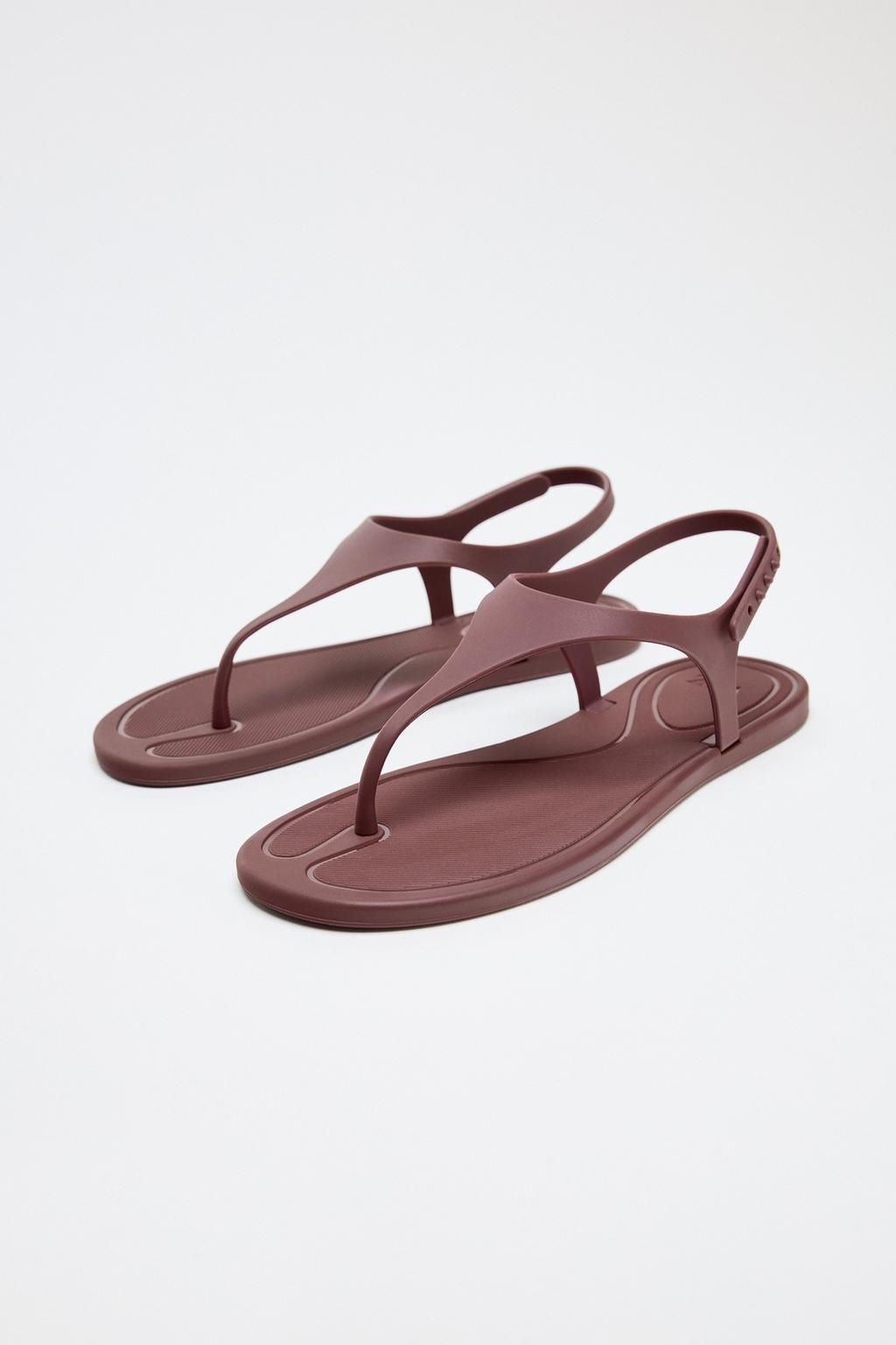 RUBBERISED SANDALS - Zara фото 8
