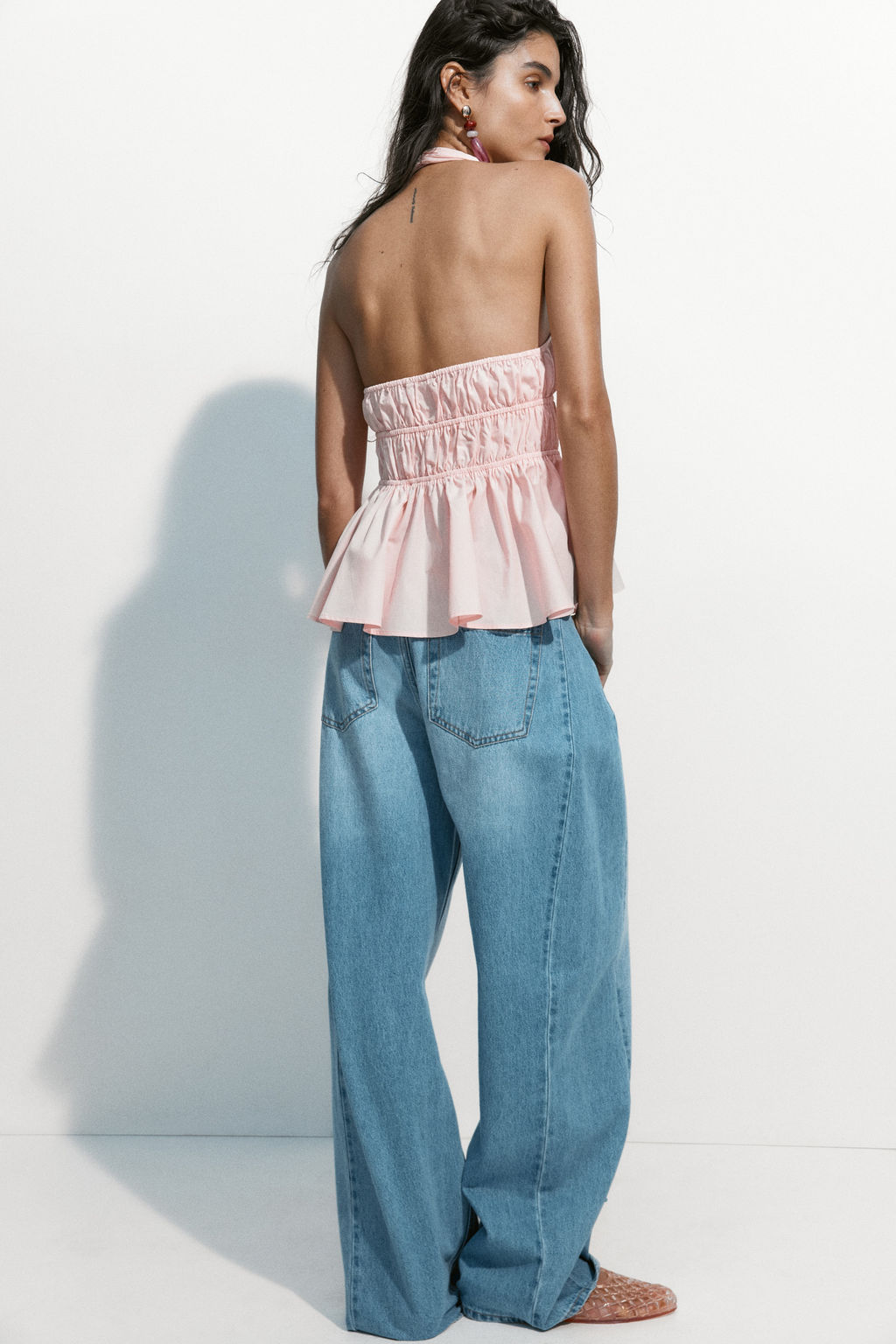 Top halter con peplum - H&m фото 8