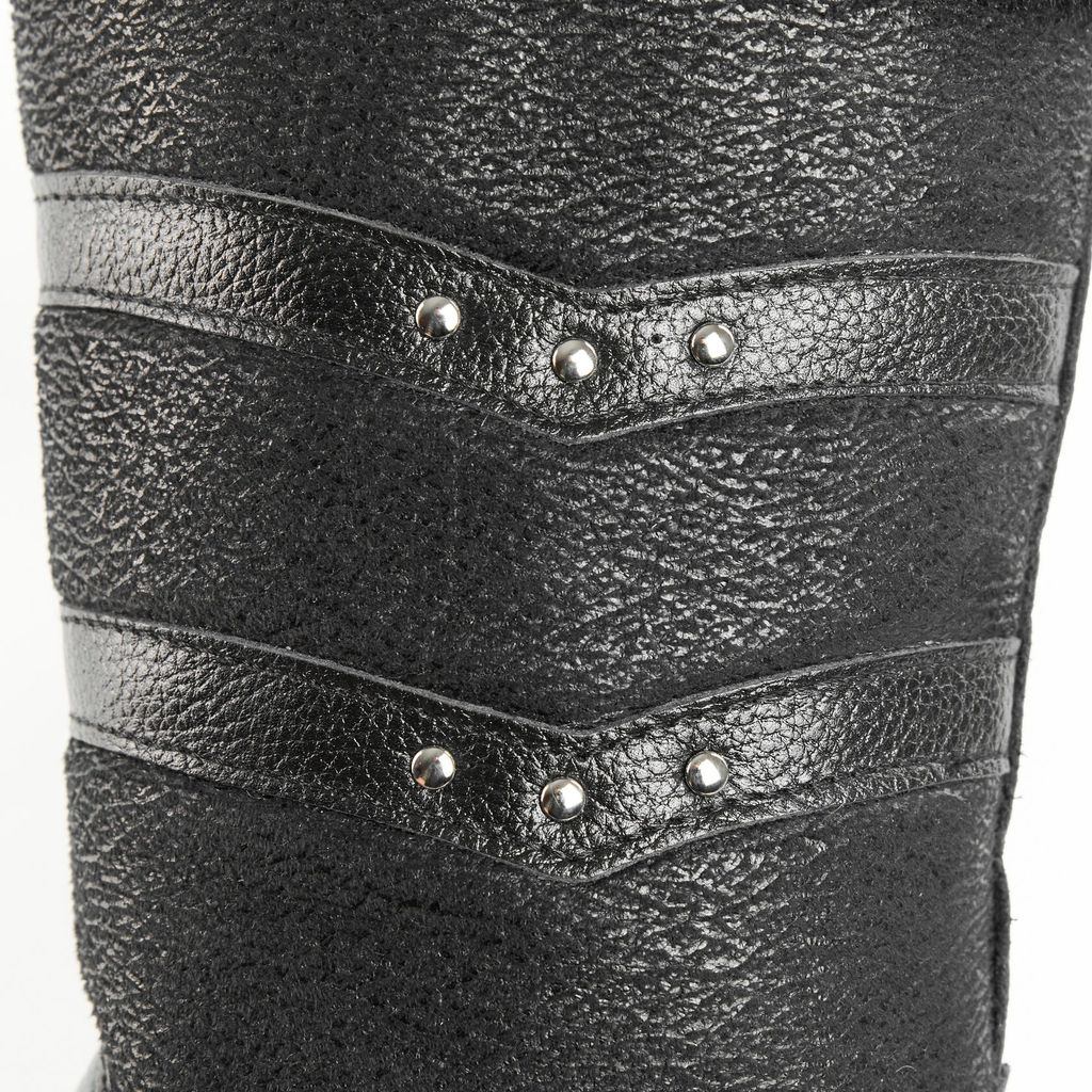 Сапоги натуральная замша, натуральная овчина, черные, войлочная подошва, - Мирунт фото 29