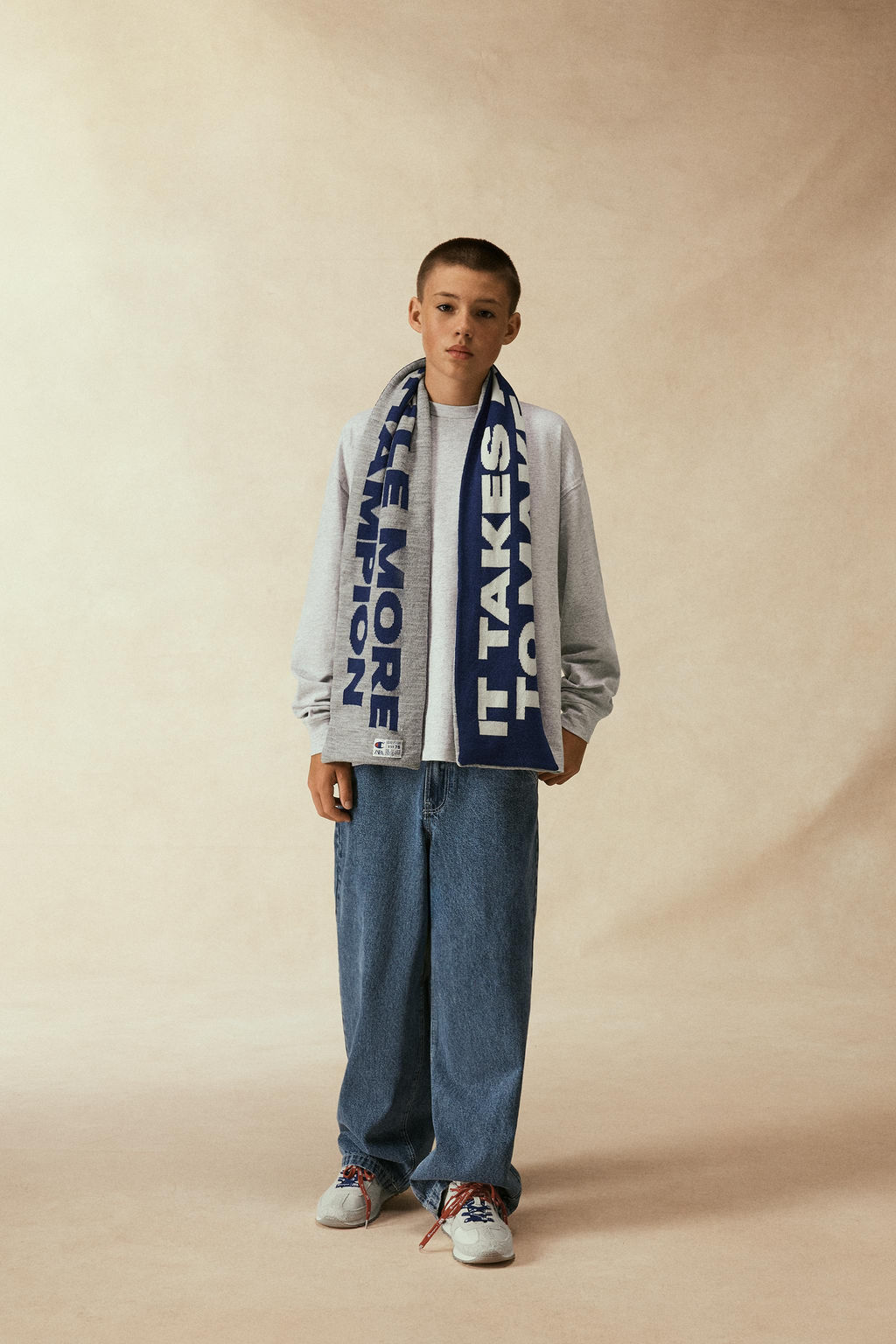 CHAMPION ® X ZARA SKATER JEANS  фото 6