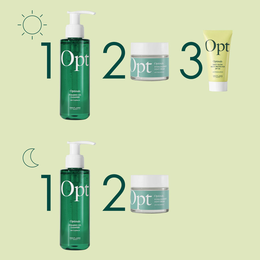 Лёгкий увлажняющий крем для лица Optimals - Oriflame фото 5