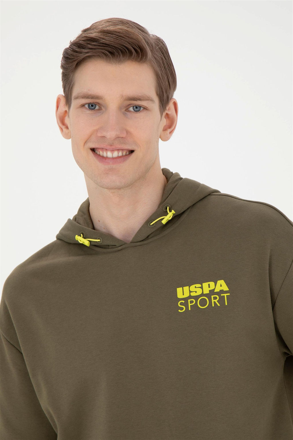 U. S. Polo Assn / Мужской свитшот цвета хаки - U.s. polo assn фото 2