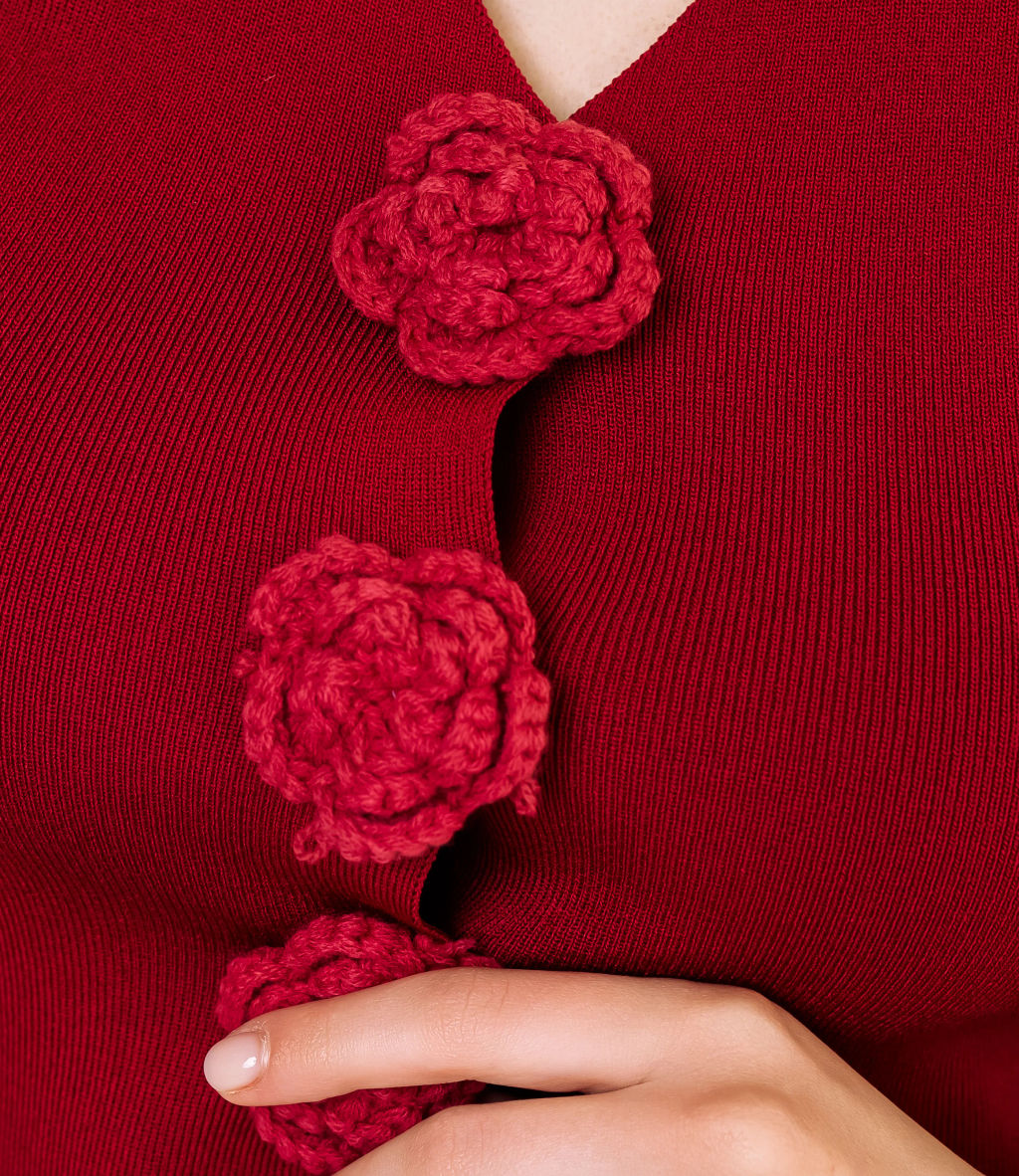 Жилет #КТ31030, бордовый