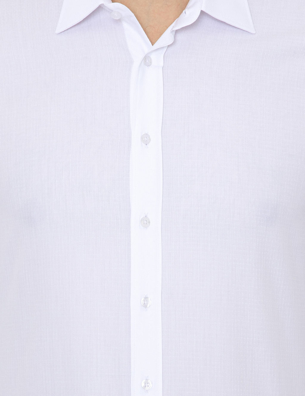 Beyaz Slim Fit Uzun Kollu G_mlek - Cacharel фото 6