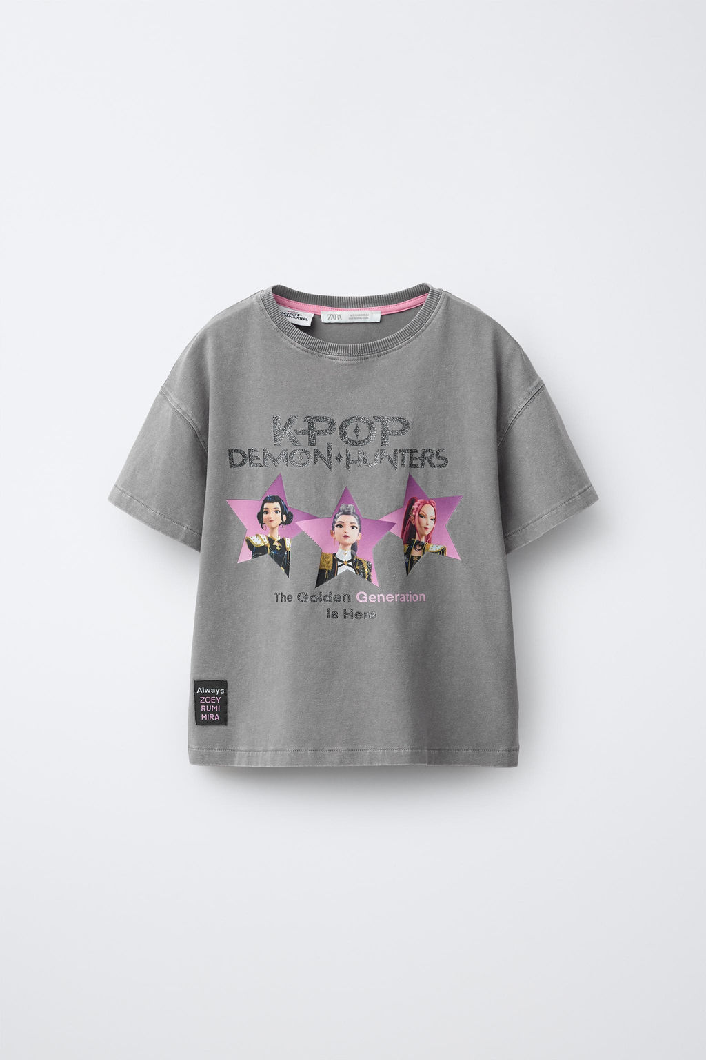 6-14 A?OS/ PIJAMA KPOP DEMON HUNTERS NETFLIX  / Rosa - Zara фото 3