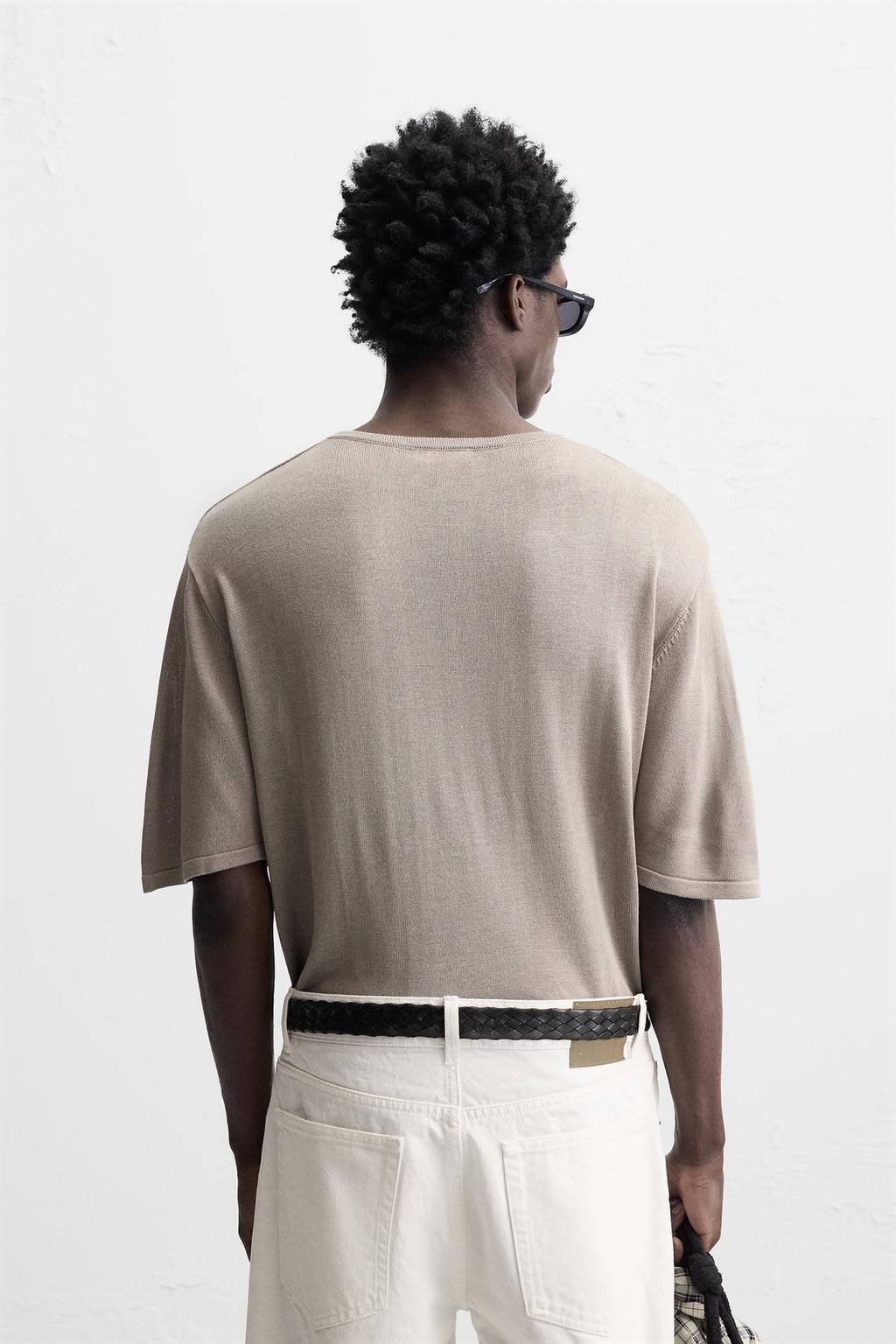 FLOWING KNIT T-SHIRT - Zara фото 3