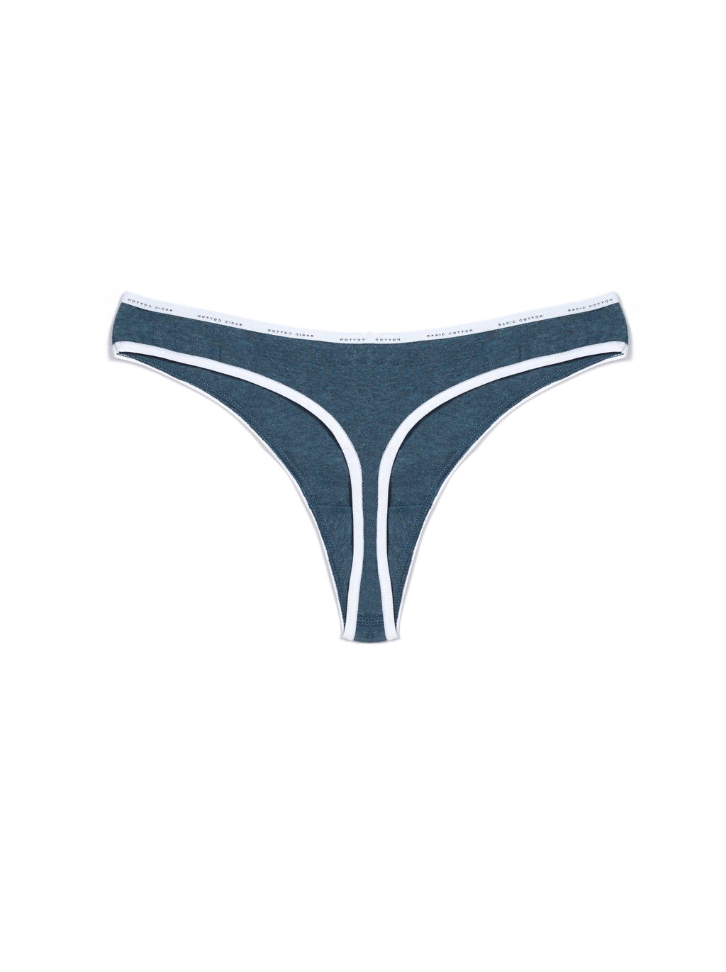CONTE Трусы стринг BASIC (в коробке) dark blue melange - Conte elegant фото 4
