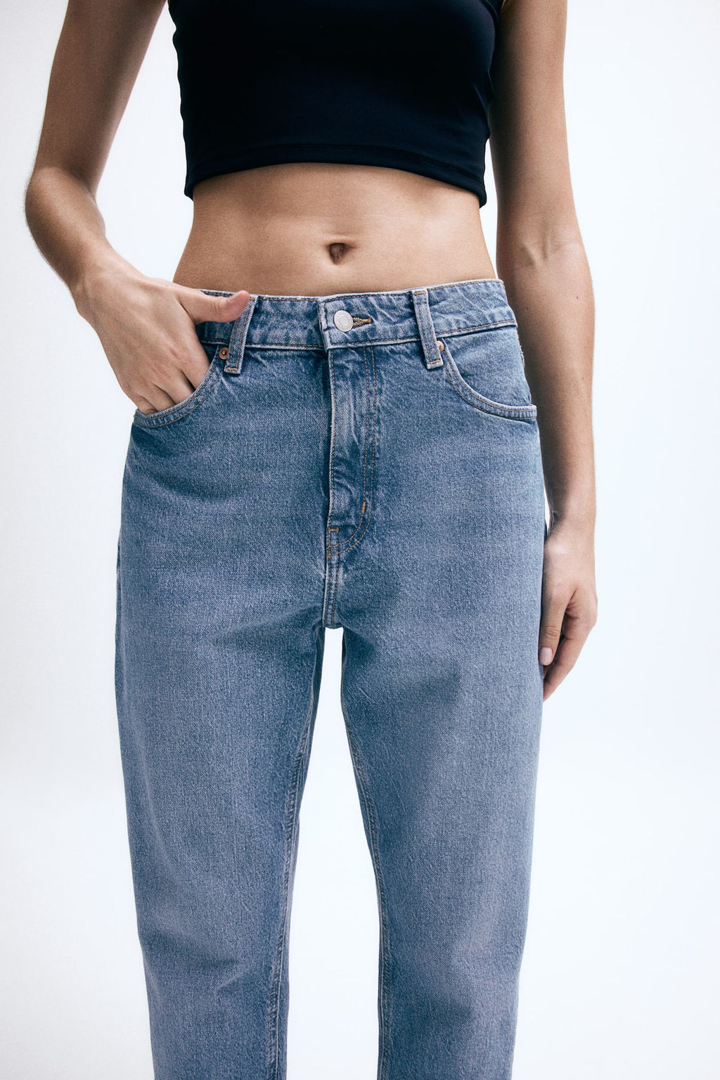 Slim Mom High Ankle Jeans - H&m фото 11