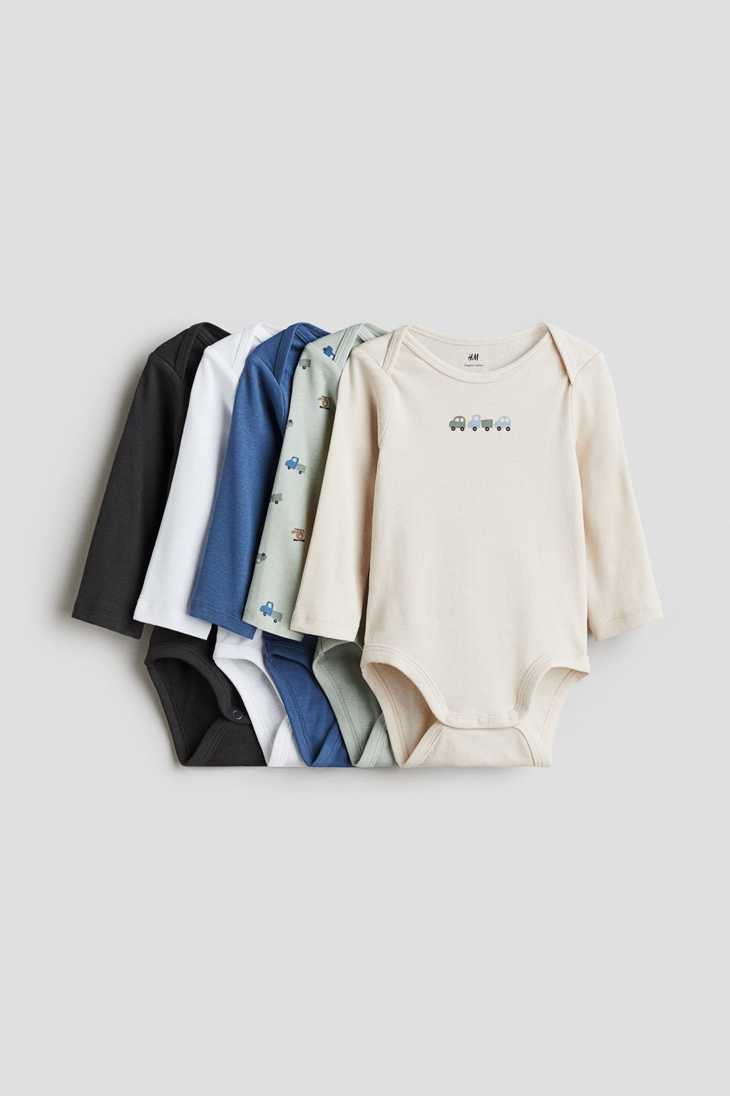 Pack de 5 bodies de manga larga - H&m фото 2