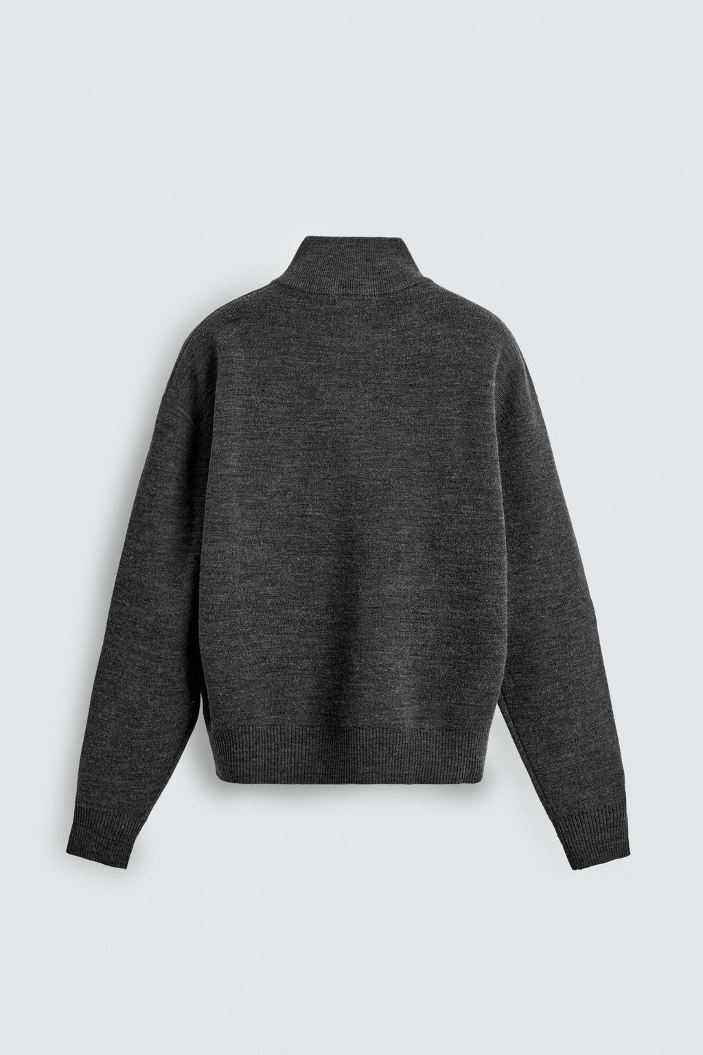 JERSEY CUELLO CREMALLERA / Gris oscuro - Zara фото 7