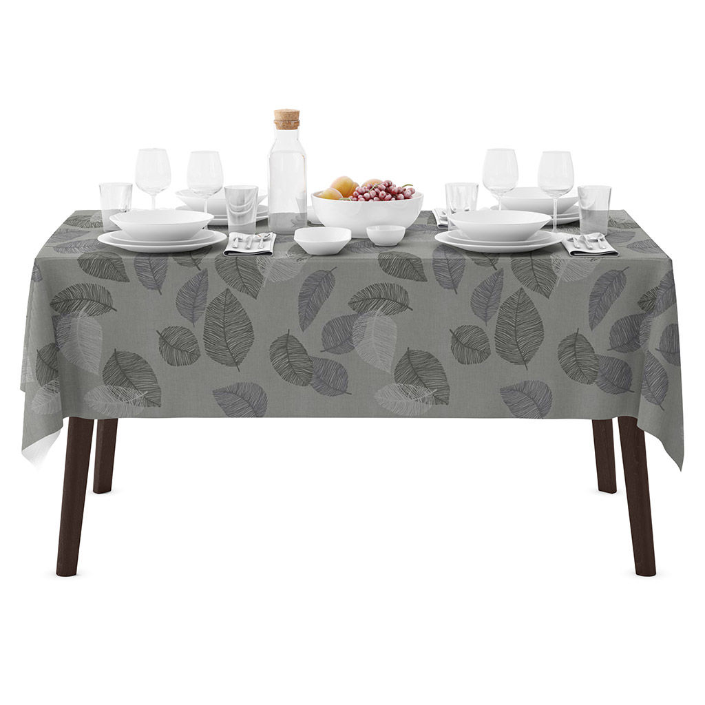 Скатерть 120х145см Фабиан, длина стола до 105см, на 4 персоны, рогожка, хлопок 171г/м2, упаковка классическая 28х41см, Домашняя мода (Россия)  фото 3