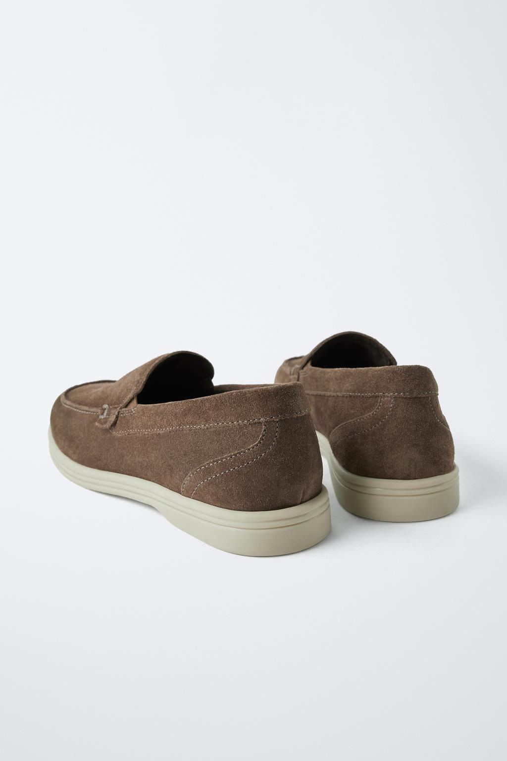 SPLIT SUEDE DECK SHOES - Zara фото 5