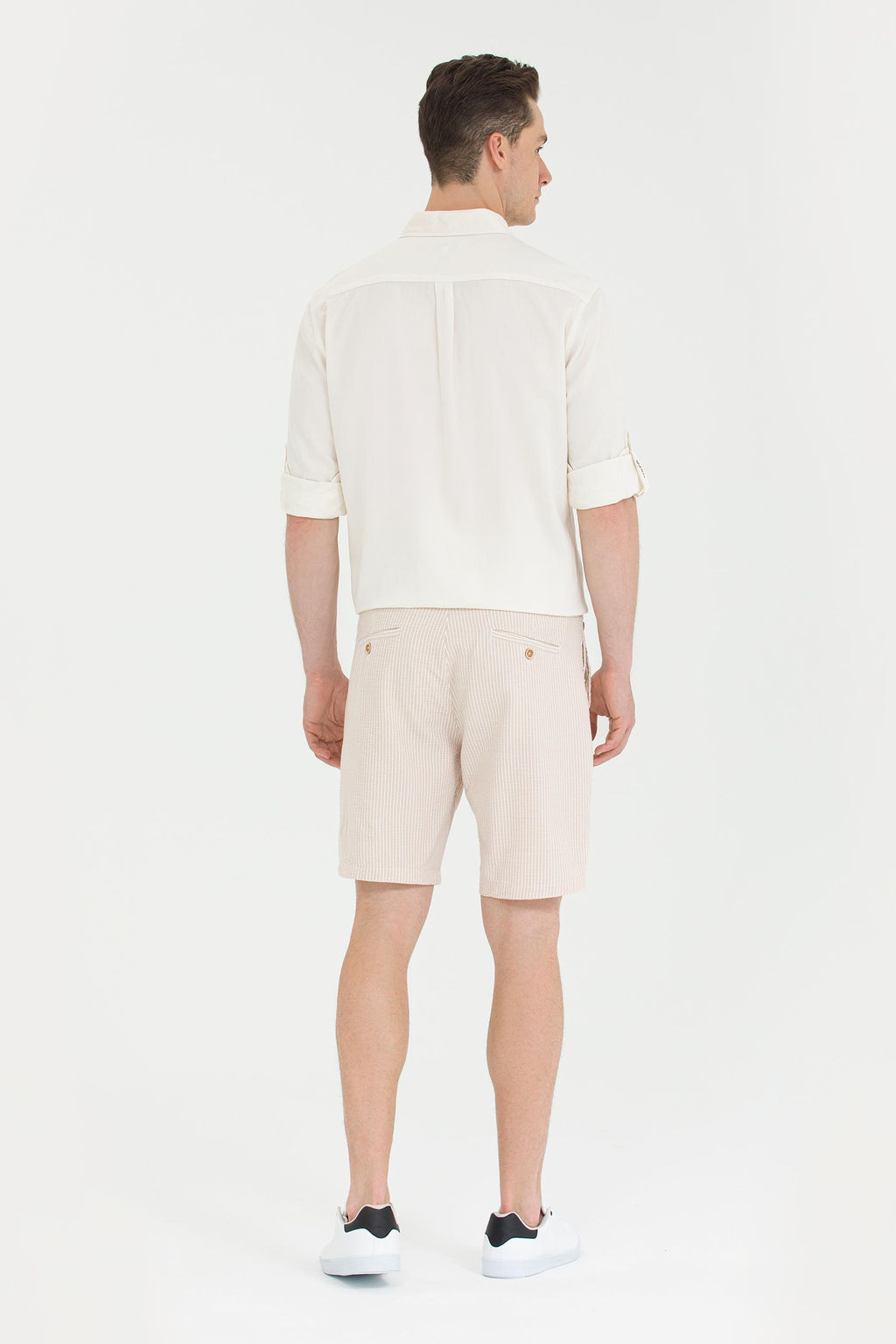 Мужские верблюжьи тканые шорты - U.s. polo assn фото 5
