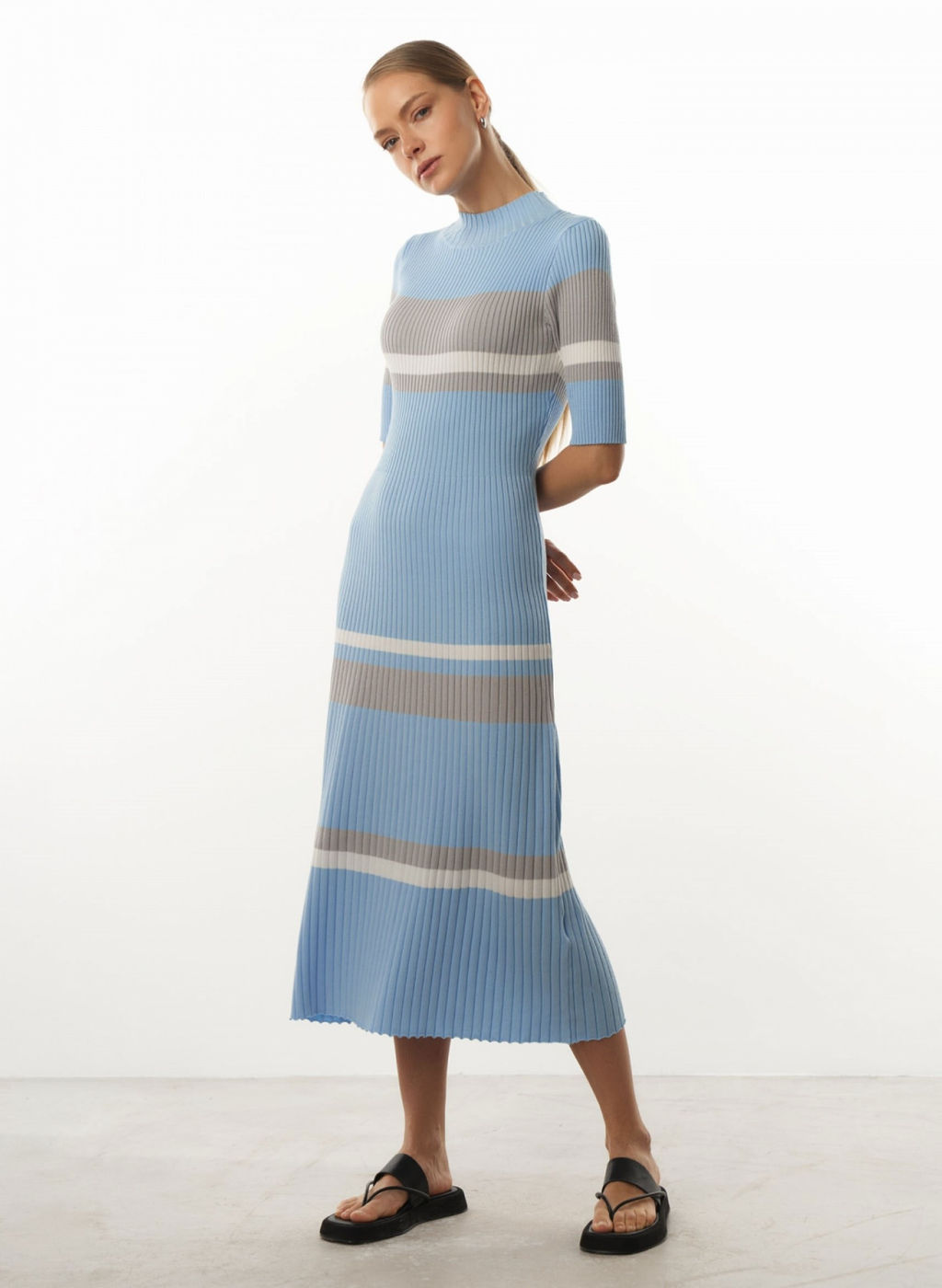 Conso/KDM 230723 - blue/grey Платье женское