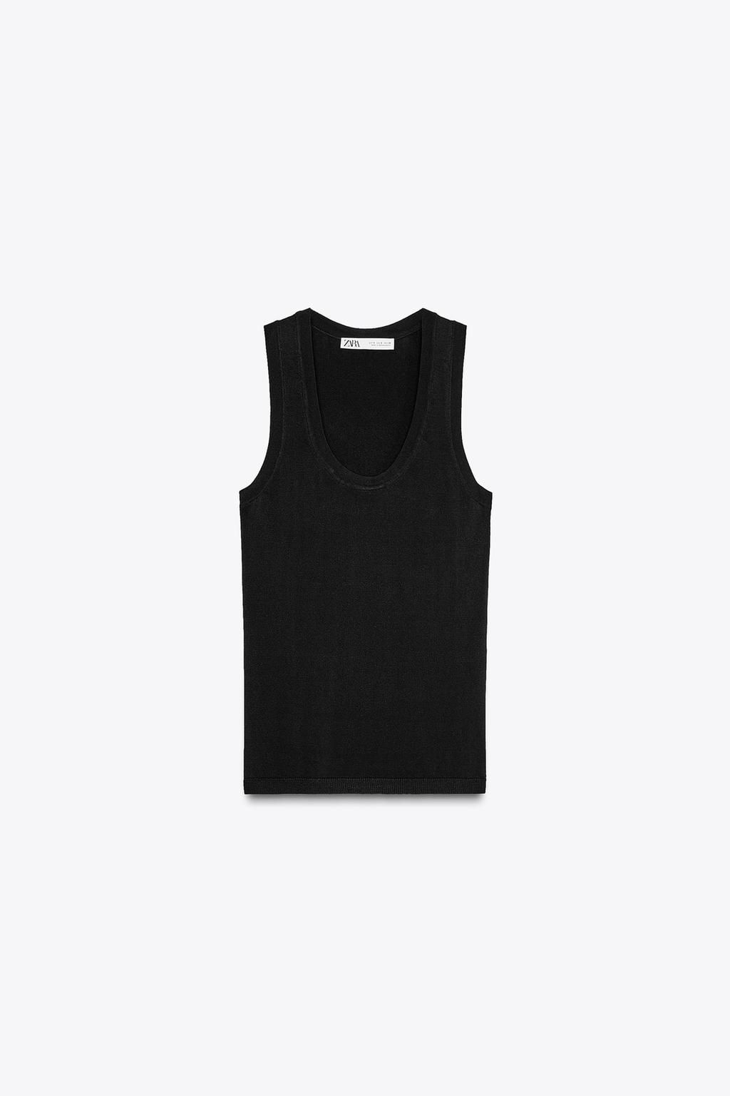 BASIC PLAIN KNIT TOP - Zara фото 6