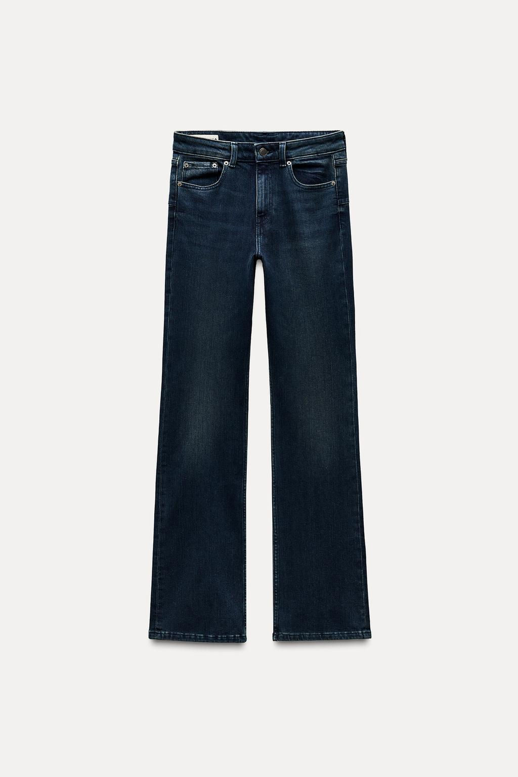 ZW COLLECTION BOOTCUT FULL LENGTH MID-WAIST JEANS - Zara фото 6