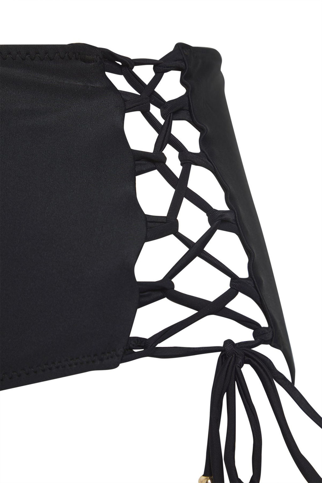 TRENDYOLMILLA Siyah Yuksek Bel Vut Out/Pencere Detayl? Baglamal? Regular Bikini Alt? TBESS25BA00034 фото 8