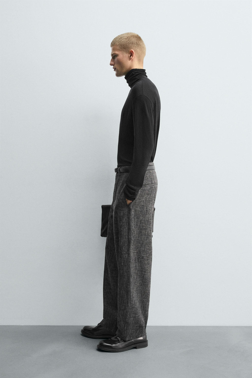 TEXTURED BALLOON FIT TROUSERS - Zara фото 4