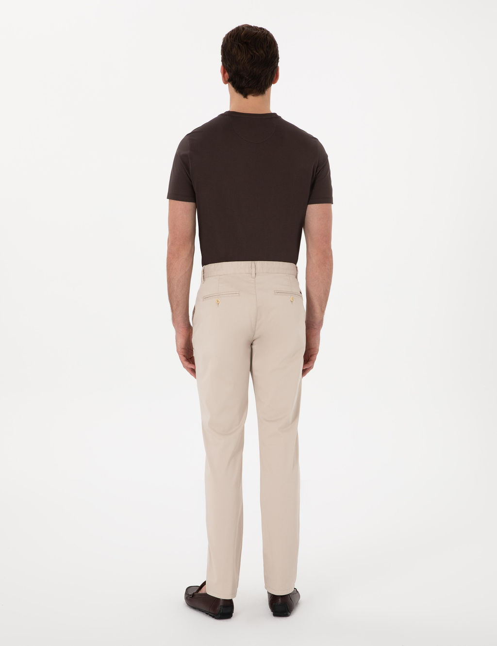 Bej Regular Fit Kanvas Pantolon - Pierre cardin фото 4