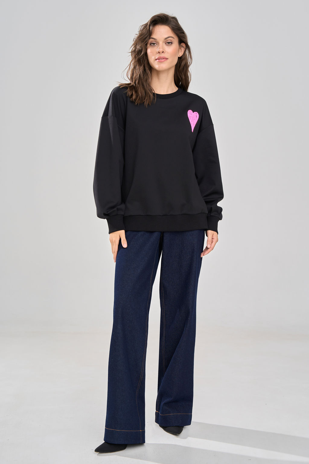 Джемпер 1162/1 черный - Rinka фото 3